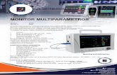 MONITOR MULTIPARAMETRO - iM8B - EDAN · y unidades de servicio médico durante el transporte del paciente. • FILTRO: o Modo de diagnóstico: filtro de 0.05 ˷ 150Hz. o Modo de monitoreo: