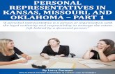 PERSONAL REPRESENTATIVES IN KANSAS, MISSOURI, AND … · KANSAS, MISSOURI, AND ... Missouri, and Oklahoma, and the issues surrounding them that you need to understand before you craft