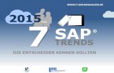SAP Trends 2015, die Entscheider kennen sollten … · Erfahren Sie mehr über den SNP Transformation Backbone with SAP LT in weiteren Erfolgsgeschichten unserer Kunden oder in unseren