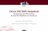 China IPR SME Helpdesk Stakeholder Meetingexport.government.bg/ianmsp/docs/china-eu-sme/2014/05/21/china-i… · The China IPR SME Helpdesk Raising awareness and preparing SMEs for