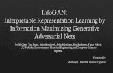by Xi Chen, Yan Duan, Rein Houthooft, John Schulman, Ilya … · 2018-03-21 · Supervised Learning Unsupervised Learning “to learn is to recognize ... InfoGAN: Interpretable Representation