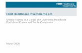 HBM Healthcare Investments Ltd · Business Medical devices for spinal/orthopaedic surgery Platform technology for non-invasive adjustable implants Stage of Company Substantial revenues