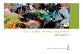 Contractual Farming for Poverty Alleviation - IFAD · PDF file IFAD’s experience in Egypt: West Noubaria Rural Development Project (WNRDP)• About the Project: effective in 2003,