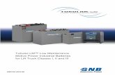 GNB Industrial Power – The Industry Leader. · The Industry Leader. GB4091 2013-06 GNB Industrial Power USA – Tel: 877.462.4636 Canada – Tel: 800.268.2698 GNB Industrial Power,