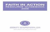 resource guidebook 2006 · • Essays on the death penalty from various faith perspectives • A PowerPoint presentation from California People of Faith Working Against the Death