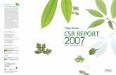 Toray Industries, Inc. · 2020-02-04 · Toray Group CSR REPORT 2007 2-3 Companies Covered in this Environmental-related Report The environmental reporting in this CSR Report covers