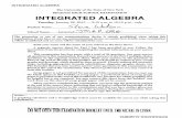 The University of the State of New York REGENTS HIGH ...INTEGRATED ALGEBRA The University of the State of New York REGENTS HIGH SCHOOL EXAMINATION INTEGRATED ALGEBRA Tuesday, January