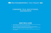 Common Tax Questions, Answered · Double taxation is when taxes are paid twice on the same dollar of income. For example, the United States’ tax code places a double-tax on corporate