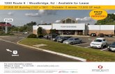 1200 Route 9 I Woodbridge, NJ I Available for Lease · NORTH PYLON 1200 Route 9 I Woodbridge, NJ I Available for Lease 27,000 SF Building (150' x 180') I Divisible - 2 stores: 13,500