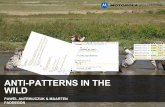 WILD ANTI-PATTERNS IN THE · 2017-06-20 · WILD PAWEL ANTEMIJCZUK & MAARTEN FADDEGON. OVERVIEW ... • Problem: state machine of call controller has counters in state needed for