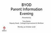 BYOD Parent Information Evening - Pronto Marketing...Learning > Senior School > BYOD > Penrith Anglican College Parent Purchase Portal The Purchase Portal is open now and will close
