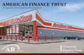 AMERICAN FINANCE TRUSTamericanfinancetrust.com/wp-content/uploads/2018/... · 1st Quarter 2018 Investor Presentation. 2 The management team is continuing to execute on its strategy