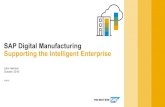 SAP Digital Manufacturing Supporting the Intelligent ... · PDF file Distributed Manufacturing. Manufacturing Engineering. Manufacturing Planning. Manufacturing Execution. Predictive