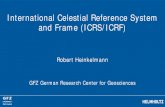International Celestial Reference System and Frame (ICRS/ICRF) · 2 Celestial Reference Systems • A Celestial Reference System is a physical reference system that is used to describe