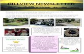 HILLVIEW NEWSLETTER... · 2018-11-02 · The Hillview grounds and gardens are looking amazing there are some lovely spots to walk around sit and relax. ... April 12 Easter morning