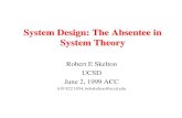 System Design: The Absentee in System Theorymaeresearch.ucsd.edu/skelton/publications/skelton... · 2004-04-05 · Let q1, q2 be two tensegrity geometries, associated with the same