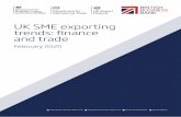 UK SME exporting trends: finance and trade€¦ · Those planning to export (based on SME Export Finance Survey), however, were more likely (12% vs 10%) to be high growth firms (based