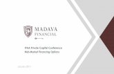 IPAA Private Capital Conference Mid-Market Financing Options€¦ · Growth of Energy Sector Requires Additional Financing: Significant ongoing capital is required to restructure