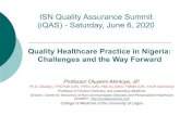 ISN Quality Assurance Summit (iQAS) - Saturday, June 6, 2020 · (iQAS) - Saturday, June 6, 2020 } Health is “ a state of complete physical, mental, and social well-being and not