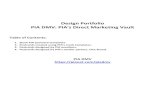 Design Portfolio PIA DMV: PIA's Direct Marketing Vault · 2020-06-18 · Design Portfolio PIA DMV: PIA's Direct Marketing Vault Table of Contents: 1. Stock PIA postcard templates.