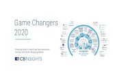 Game Changers 2020 - Theranica · Startups developing psychedelic compounds to treat mental illness Enabling the secure exchange of genetic data to reward consumers and enrich medical