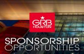 SPONSORSHIP OPPORTUNITIES - Cloudinary · variety of opportunities to maximize sponsorship exposure. There are plentiful spaces, some unique, to call special attention to sponsors’