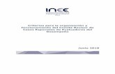 Criterios para la organización y funcionamiento del Comité ...€¦ · Transitorios ... evaluadores certificados, el INEE, la Coordinación Nacional del Servicio Profesional Docente