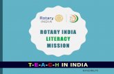 ROTARY INDIA LITERACY MISSION · •NTPC Ltd. RILM’s Adult Literacy Program seeks to: • Impart functional literacy to non-literate adults in urban and rural areas. • Impart