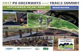 Bringing Trails Home: emBracing all Terrains, serving all ...files.constantcontact.com/f08611e6001/694bb351-f85e-4985-a7a6-a… · 2 2017 PA GreenwAys And trAils summit WELCOME 2017