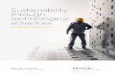 Sustainability through technological advances · Limited external assurance was performed on the six material aspects covering the seven KPIs (see External Assurance page 51-53).