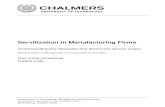 Servitization in Manufacturing Firmspublications.lib.chalmers.se/records/fulltext/255404/255404.pdfServitization in Manufacturing ﬁrms Understanding the obstacles that determine