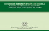 Strategies and Schemes during Eleventh Plan Period (2007 ... · Presentation to the Prime Minister, Dr. Manmohan Singh Prime Minister Dr. Manmohan Singh had asked the UGC to make