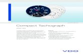 Compact Tachograph - VDO · Compact Tachograph KTCO 1318. Optimally used, it provides valuable data for both driver and fleet as a part of an integrated information system. Optimized