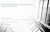 Sourcing Strategies, Process & Tools Sourcing Strategies, Process & Tools best practices overview Glenn Gutmacher Founder, Recruiting-Online.com & Co-founder, Boston Area Talent Sourcing