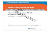 Safety and Soundness · Comptroller’s Handbook 4 Corporate and Risk Governance existing relationships. Departures from effective corporate and risk governance principles and practices