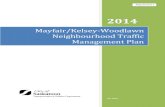 Mayfair/Kelsey-Woodlawn Neighbourhood Traffic Management Plan · Mayfair/Kelsey-Woodlawn – Neighbourhood Traffic Management Plan 1 1 Study Purpose The purpose of this project was