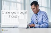 Challenges in Legal Industry - Home - Briefing · Management Big Data Stores Machine Learning and Analytics Event Hubs Cortana HDInsight (Hadoop and Spark) Stream Analytics Data Intelligence