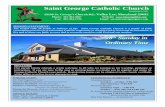 WENTY IGHTH S ORDINARY T Saint George Catholic Church 14/10/2018 ¢  Saint George Catholic Church is