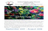 September 2017 - August 2018courtstreetumc.org/media/22055/2017-18-booklet.pdf · 2017-12-05 · September 2017 - August 2018 United Methodist Church 215 N. Court St. Rockford, IL
