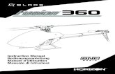 58420 BLH Fusion 360 BNF Basic Manual - Horizon Hobby · 2020-03-27 · • Blade® Fusion™ 360 helicopter Length 26.9 in (685mm) Height 26.9 in (190mm) Flying Weight 32.2 oz (915