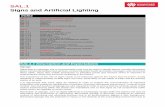 SAL.1 Signs and Artificial Lighting - · PDF file Artificial Lighting Artificial lighting enables a variety of activities to occur beyond daylight hours. Lighting is provided to illuminate