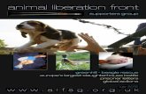 animal liberation front - Animal Rights Prisoner Support · 2016-12-03 · animal liberation front supporters group inside 3 Editorial 4 Prisoner letters 8 Greenhill beagles 10 Global