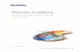 Deloitte Academy Program 2016 NL...2. 360˚ feedback & zelfreflectie 3. LeadershipValues –gebaseerd op het boek van John C. Maxwell Leadership Gold 4. Gespreks-en leiderschapstechnieken