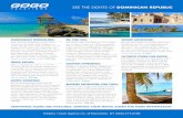 SEE THE SIGHTS OF DOMINICAN REPUBLICdimariatravel.com/SalesSheets/sightseeing-dr.pdf · Delight in a fantastic dolphin experience. You don’t need to be an expert swimmer to participate.