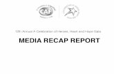 MEDIA RECAP REPORT - Challenged Athletes Foundation€¦ · 12/06/2018  · Social Media. Press Coverage Total Reach 2,458,682 Sports Illustrated Digital All data from Meltwater.
