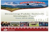 Browning Public Schools Strategic Plan · • Question Persuade and Refer (QPR) • Trauma informed (TI) • • 2+2 partnership with BCC, UM-Western, and BPS • Upward Bound •