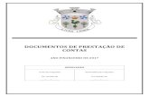 DOCUMENTOS DE PRESTAÇÃO DE CONTAS · Documentos de prestação de contas, ano 2017, elaborados para a Freguesia da Ajuda, no concelho de Lisboa, pela sociedade de contabilidade
