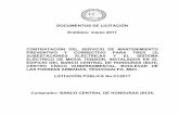 DOCUMENTOS DE LICITACIÓN Emitidos: marzo 2017 …h1.honducompras.gob.hn/Docs/Lic123LPública No.01... · documentos de licitaciÓn emitidos: marzo 2017 contrataciÓn del servicio