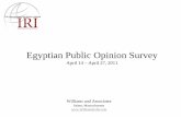 Egyptian Public Opinion Survey - IRI June 5... · Egyptian Public Opinion Survey April 14 – April 27, 2011 Williams and Associates Salem, Massachusetts