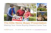 The Elite Home Buyer Presentation - myocproperty.commyocproperty.com/downloads/elite-homebuyer-presentation.pdf · The Elite Home Buyer Presentation Making Your Home Buying Dreams